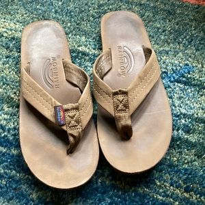 Rainbow Original Leather Flip Flops M